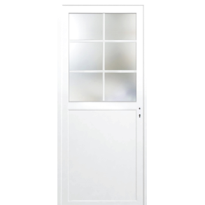 Facadedr / hoveddr 88 X 205  i Plast med Sprosser