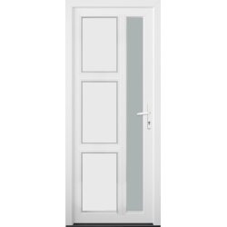 Facadedr / hoveddr med glas og  fyldninger 88 x 212