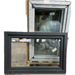 Kip/ind  B 119 X H 79 antracit ude hvid inde