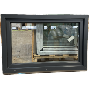 Kip/ind  B 119 X H 79 antracit ude hvid inde