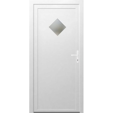 Plastdr med vindue p spids