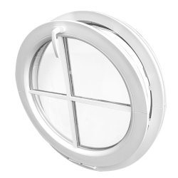 Rundt vindue med kip ind  50 med sprosser