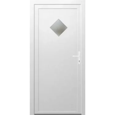 Plastdr med vindue p spids