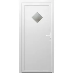 80 x 190 Udhusdr / yderdr med vindue p spids