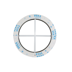 Rundt vindue ø 45 cm Fast M Sprosser