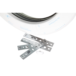 Rundt vindue ø 70 cm Fast M Sprosser