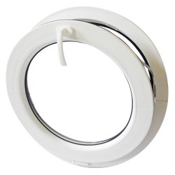 Rundt vindue med kip ind  75 med sprosser